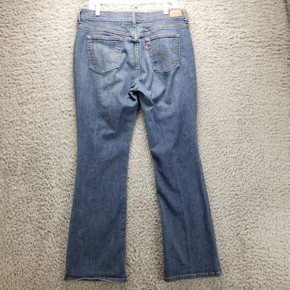 Levi's Denim - Levis Jeans Womens 12 Blue 515 Bootcut Mid Rise Stretch V Pocket